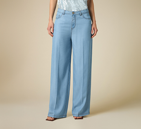 PIECES Jeans Larghi Donna – Modello Comodo E Alla Moda, Firmato Dal Noto Marchio Danese